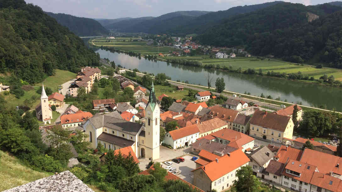 Der Geburtsort Sevnica von Melania Trump in Slowenien. Foto: BR | Till Rüger