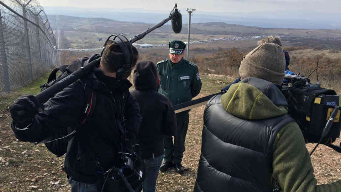 Dreharbeiten an der Grenze zwischen Bulgarien und der Türkei. Foto: BR | Michael Mandlik