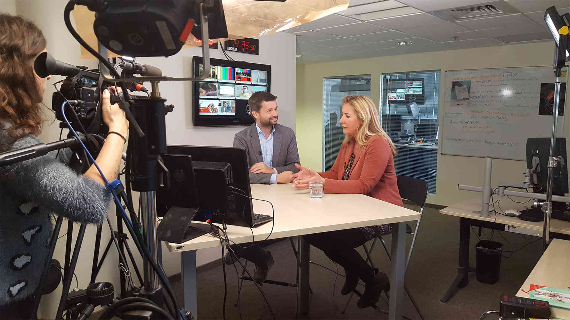 Der Probelauf für den Livestream des ARD Studio Tel Aviv am Mittwoch 21. Dezember zwischen 15:00 und 15:30 war schon erfolgreich. Foto: ARD Tel Aviv