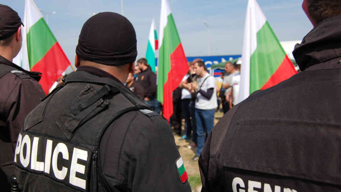 Proteste bulgarischer Nationalisten an der bulgarisch-türkischen Grenze. Foto: BR | Stephan Ozsváth