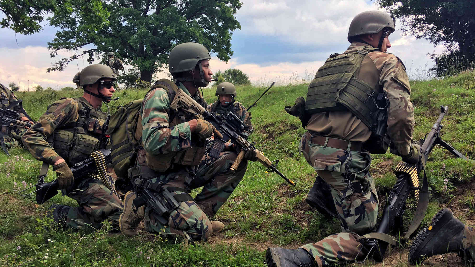 Gehören zur sogenannten militärischen Speerspitze der NATO: niederländische Soldaten der schnellen Eingreiftruppe. Foto: BR | Michael Mandlik