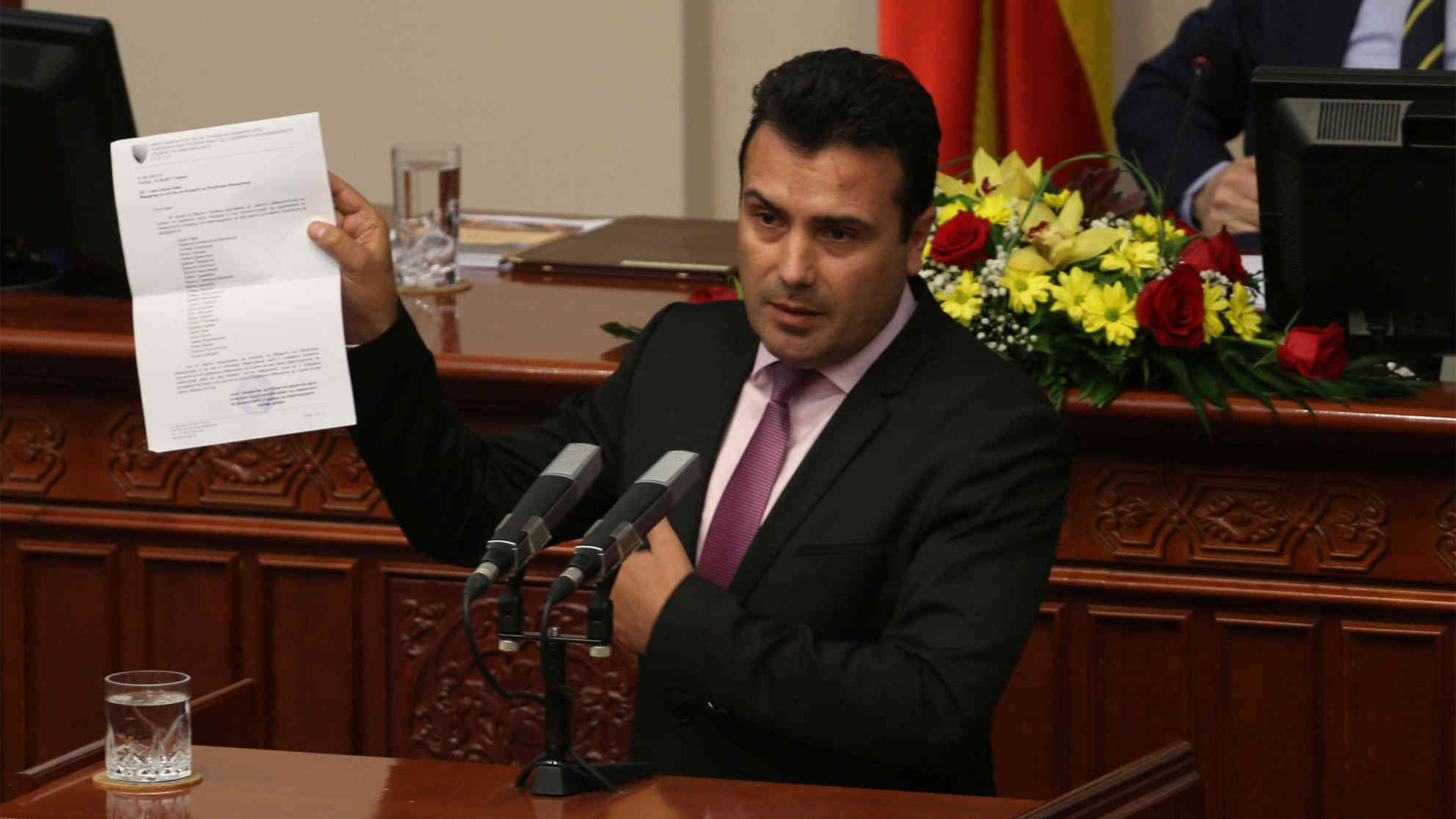 Zoran Zaev führt die neue mazedonische Regierung an. Foto: picture alliance | AA
