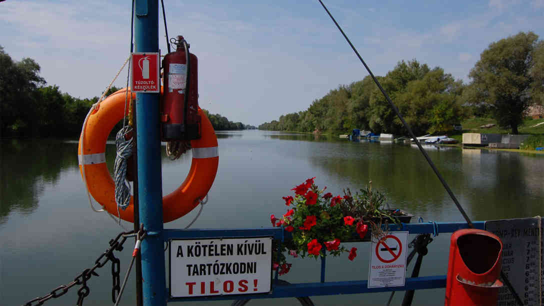 Fähre über die Körös bei Szarvas. Foto: BR | Stephan Ozsváth
