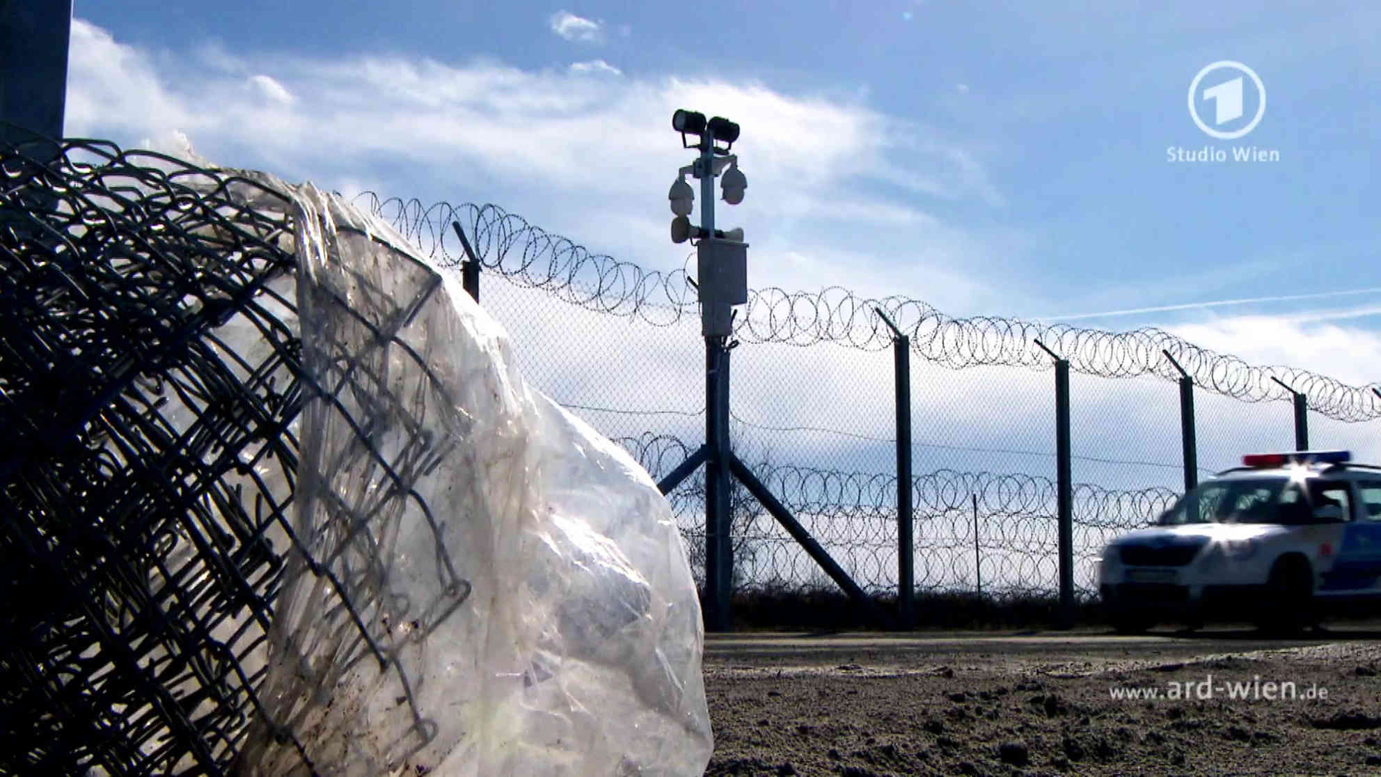 Ungarisch-serbischer Grenzübergang. Foto: BR | Videostandbild