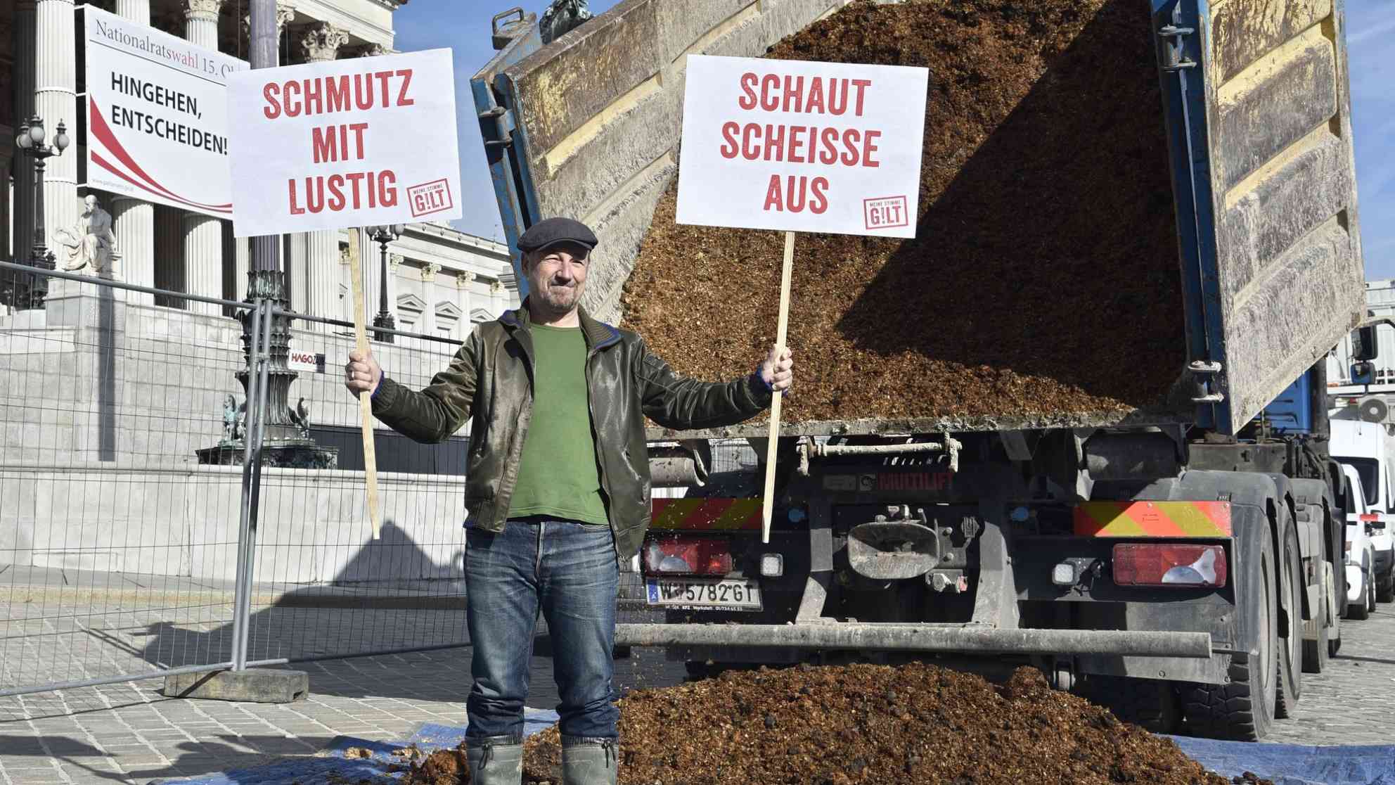 Protestparteien wie GILT werfen den etablierten Parteien Österreichs Dirty-Campaigning vor. Foto: picture alliance/APA/picturedesk.com