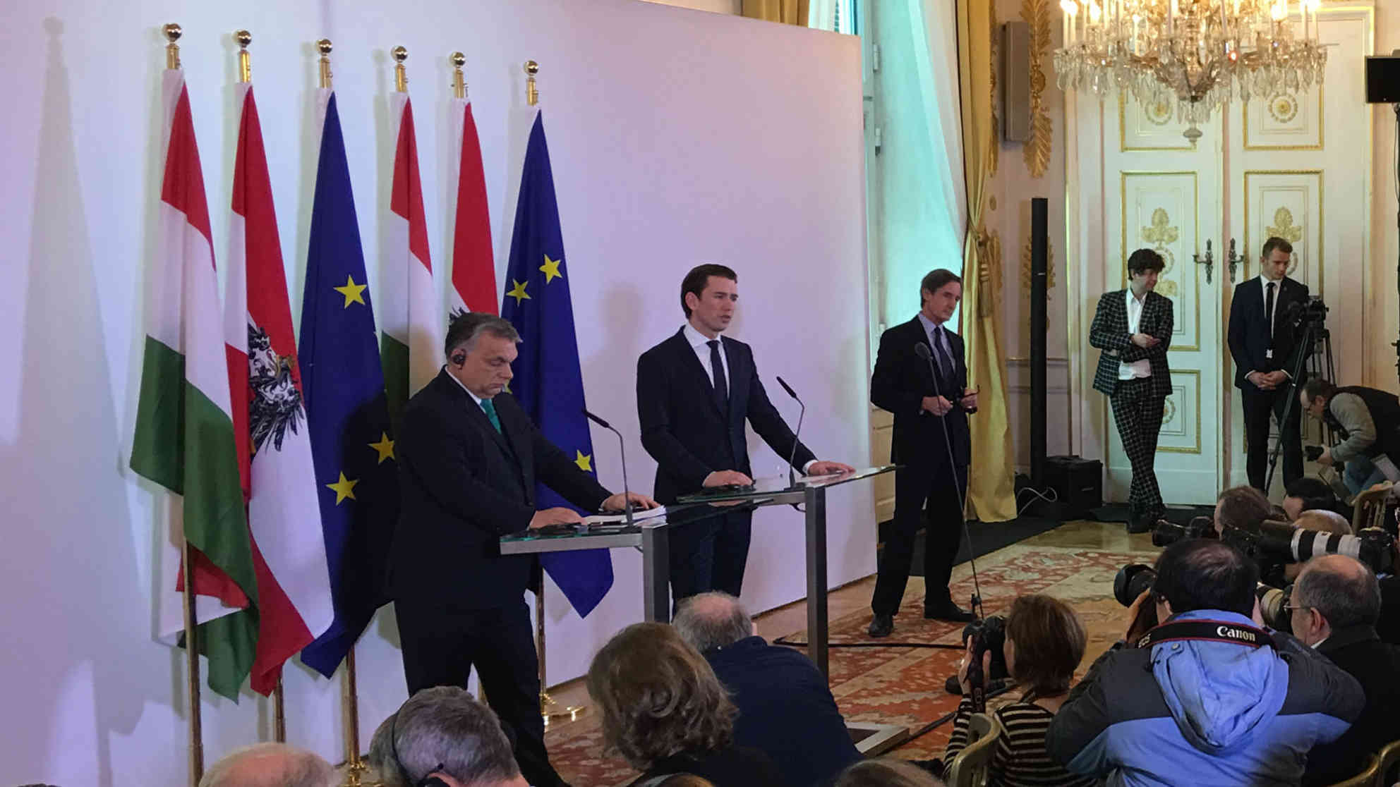 Am 30. Januar empfing Österreichs Kanzler Sebastian Kurz Ungarns Ministerpräsidenten Viktor Orban. Foto: BR | Michael Mandlik