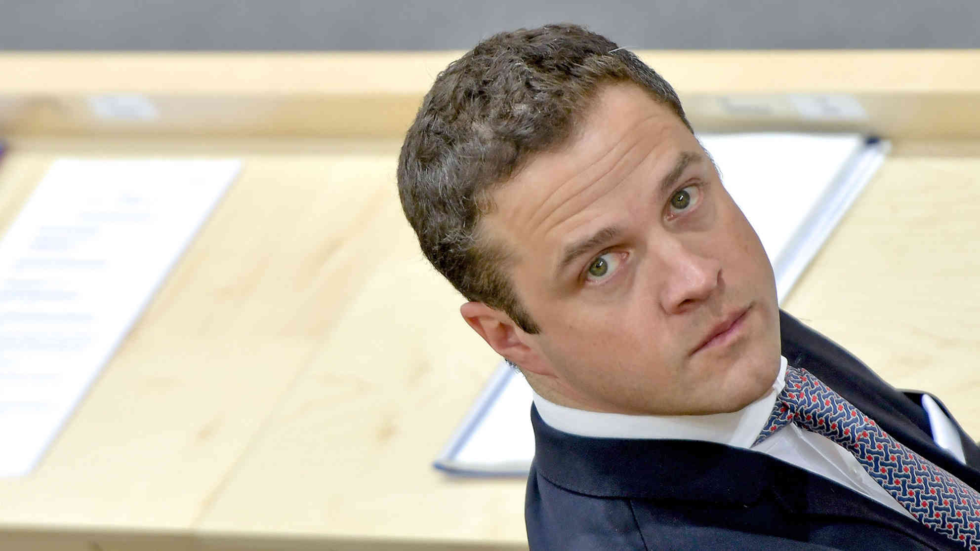 FPÖ Politiker Johann Gudenus im Dezember 2017 im Nationalrat. Foto: picture alliance/APA/picturedesk.com