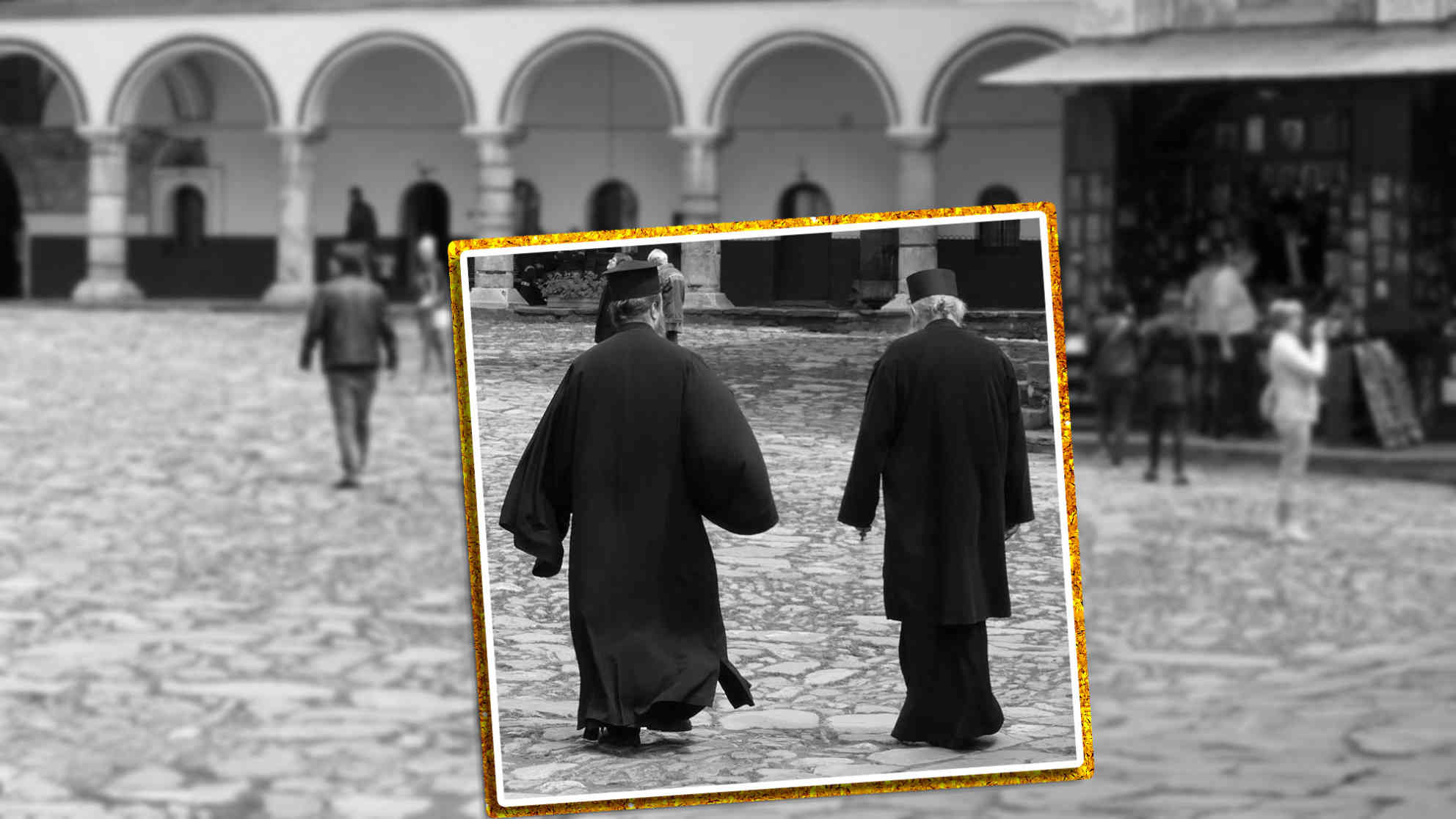 Nur noch acht Mönche leben im orthodoxen Rila-Kloster in Bulgarien. Foto: BR | Karin Straka