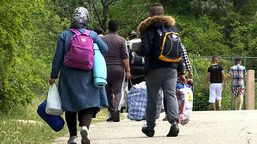 Flüchtlinge auf der suedlichen Balkanroute Bild: BR | Studio Wien