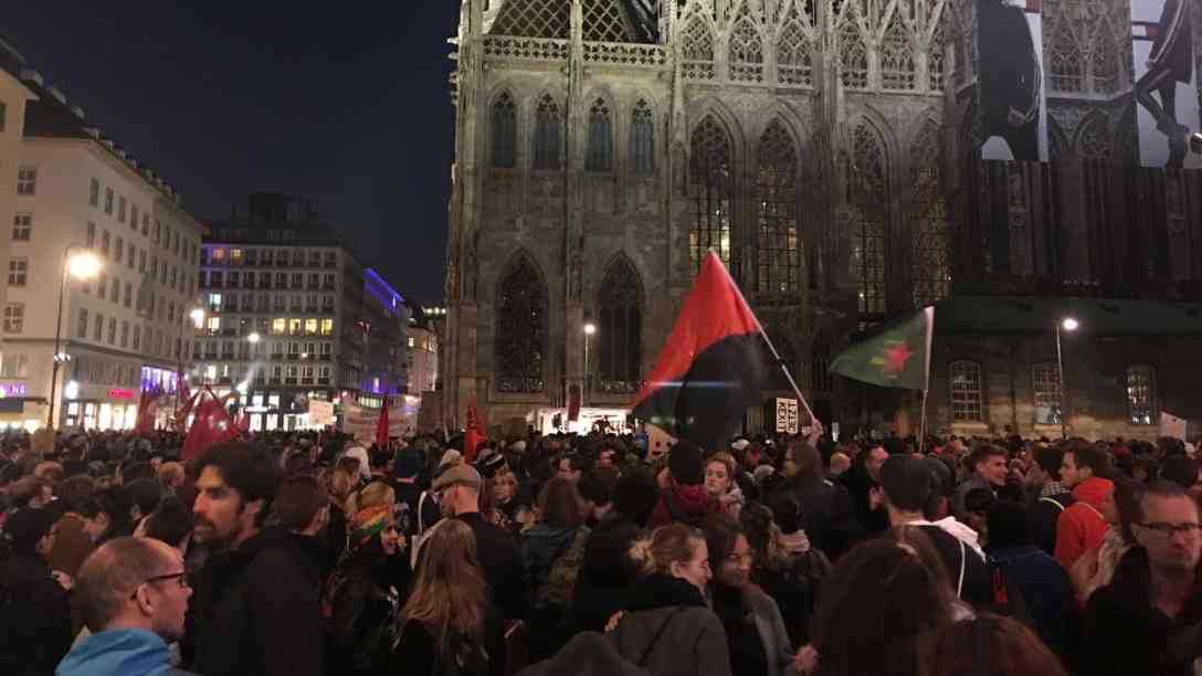 Donnerstags-Demonstration in Wien. Foto: BR | Michael Mandlik