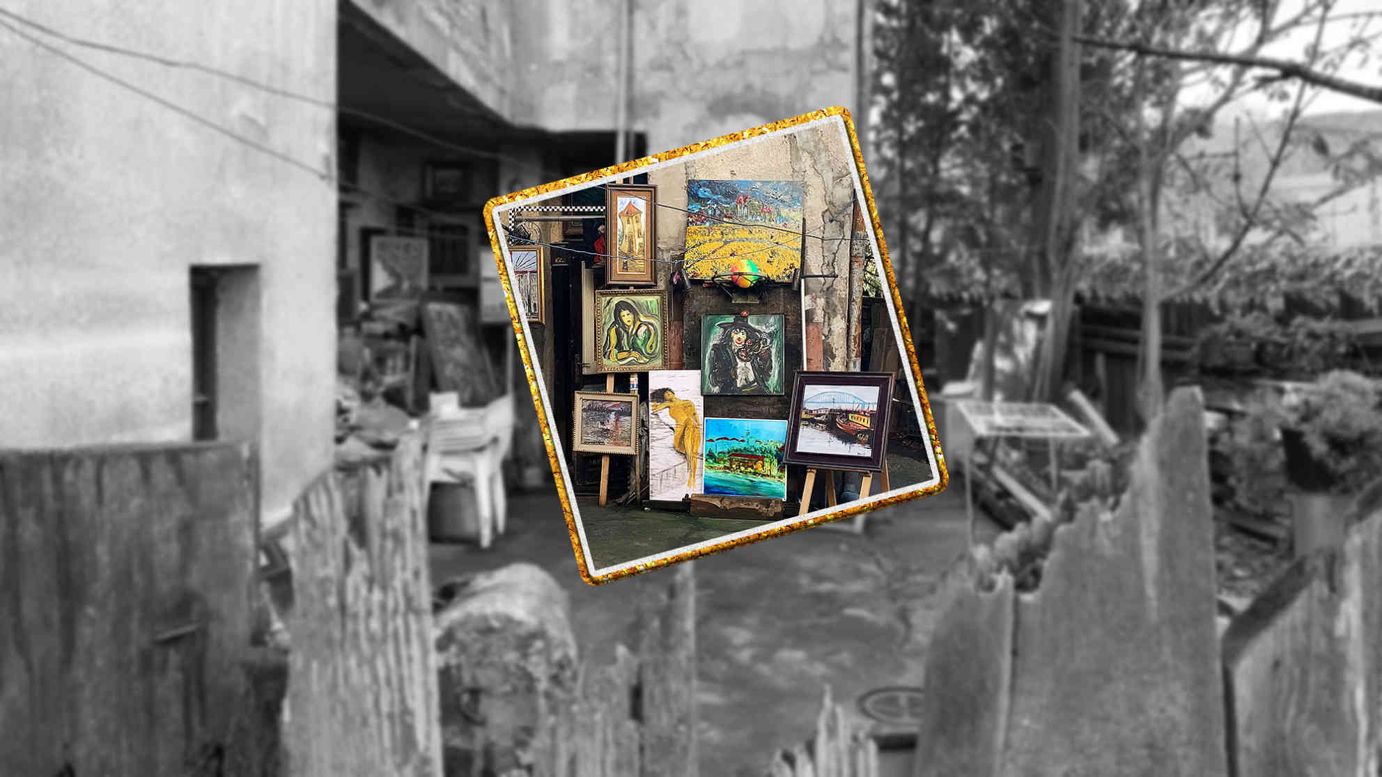 Eines der seltenen nichtrenovierten und eines der unauffälligsten Häuser überhaupt am Kosancic-Platz ist das Haus in dem die Szenen des serbisch-jugoslawischen Kultfilms „Die Marathonläufer“ (Maratonci trce pocasni krug) gedreht wurden. Die Szenerie dieses Platzes diente auch als Drehort für zahlreiche andere Filme wie z.B. „Underground“ von Emir Kusturica oder Fernsehserien wie „Otpisani“, die fast im ganzen ex-jugoslawischen Raum sehr bekannt waren oder noch immer sind. Foto: BR | Zoran Ikonic