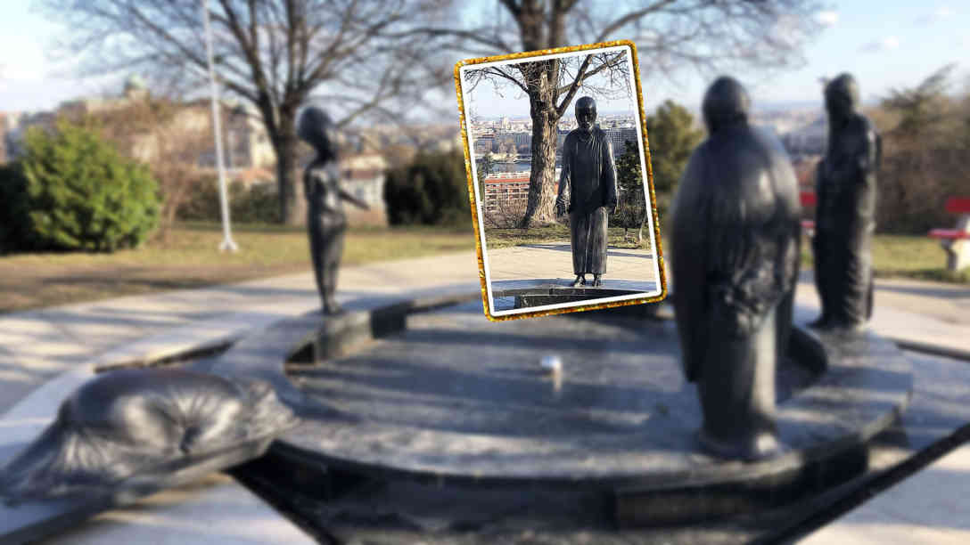 2007 waren drei der Skulpturen gestohlen worden. 2010 wurden sie neu gefertigt und das Ensemble wieder vervollständigt. Foto: BR | Edit Inotai