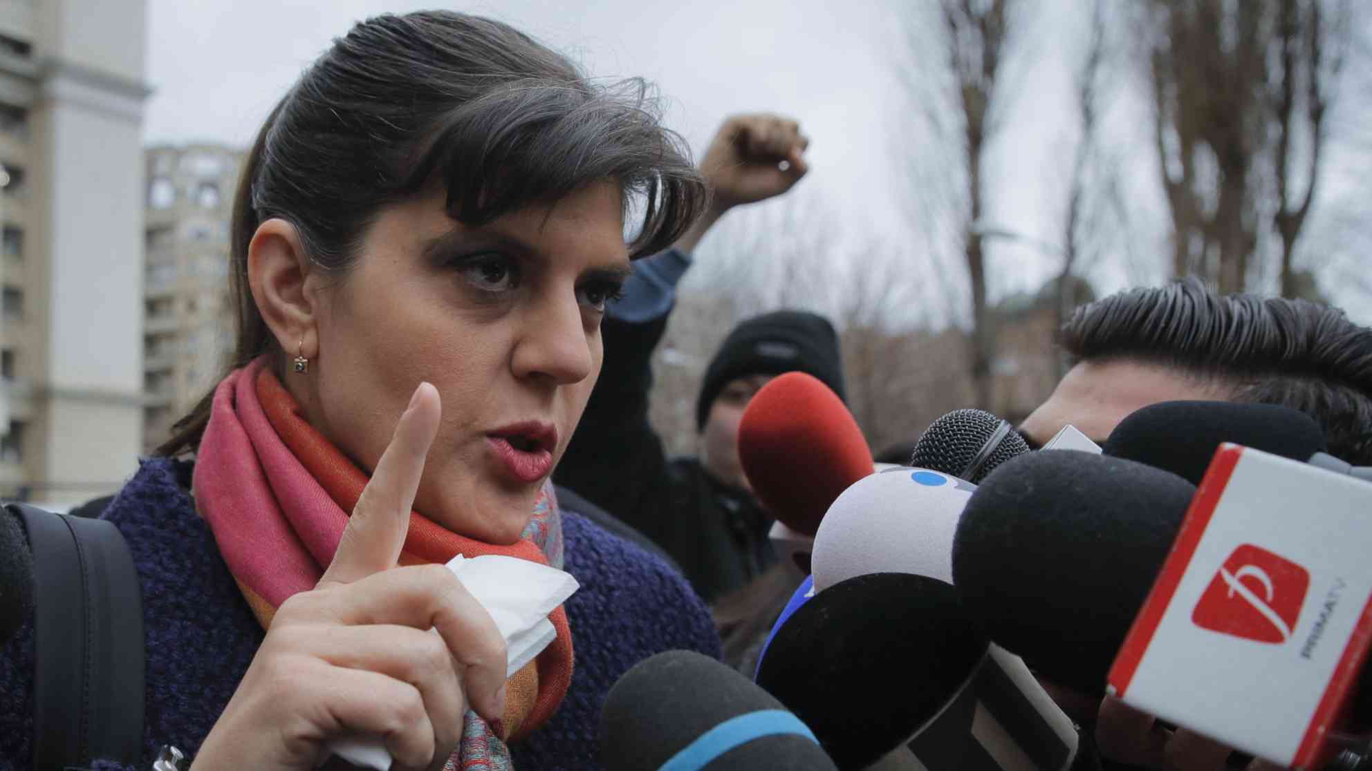 Rumäniens Ex-Korruptionsjägerin Laura Codruta Kövesi sah sich mit einer wahren Flut von Strafanzeigen konfrontiert. Foto: picture alliance | AP Photo