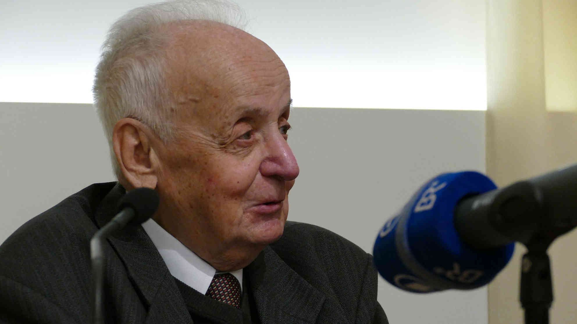 In der Österreichischen Gesellschaft für Literatur in Wien stellte Ivan Ivanji Ende Januar den „Tod in Monte Carlo“ vor, seinen neuen Roman. Foto: BR | Karin Straka