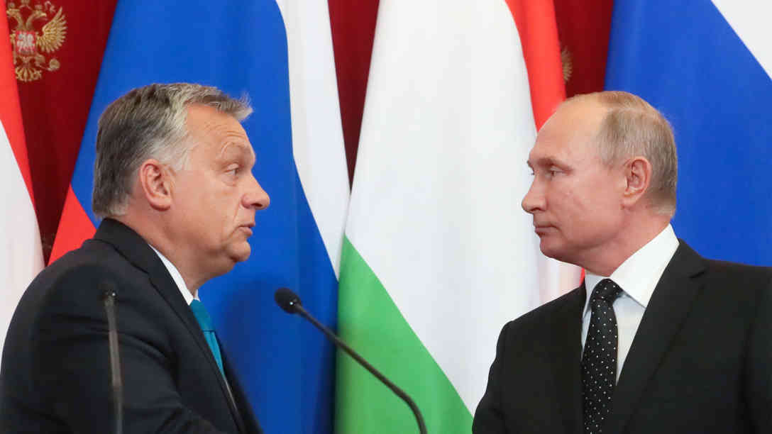 Viktor Orban und Vladimir Putin in Moskau September 2018 Foto: picture alliance/Vitaliy Belousov/Sputnik/dpa
