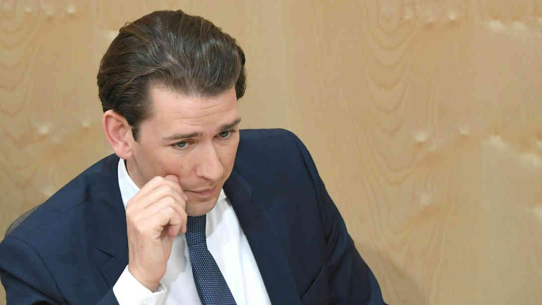 Bundeskanzler Sebastian Kurz während der Nationalratssitzung am 27.5.2019 FOTO: APA/ROLAND SCHLAGER