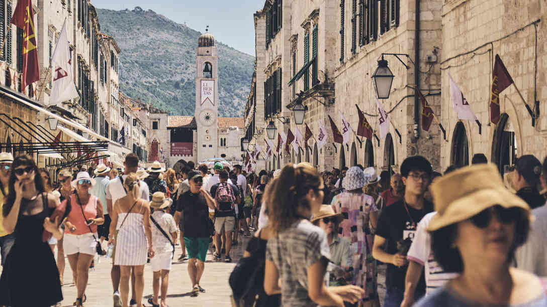 Hochsaison in Dubrovnik. Foto: BR | Daniel Dzyak