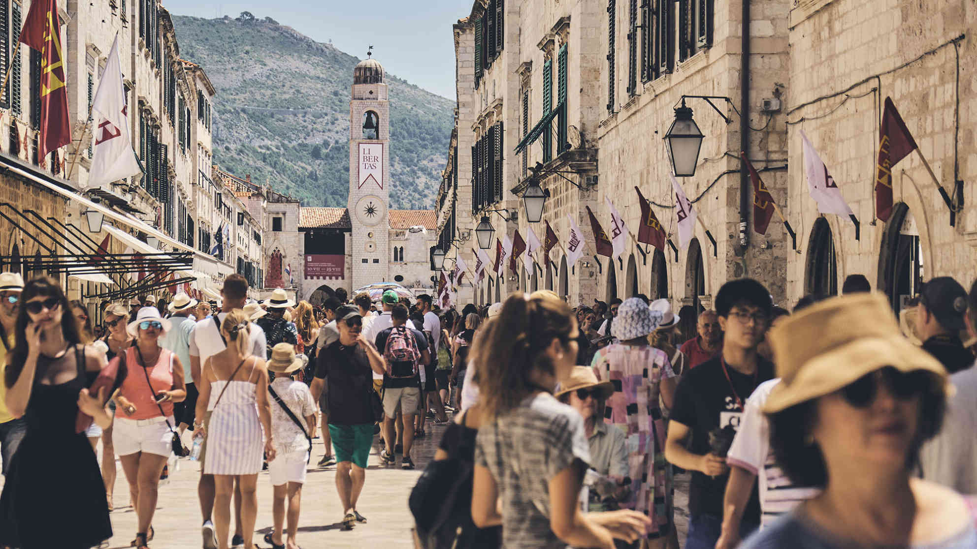 Hochsaison in Dubrovnik. Foto: BR | Daniel Dzyak