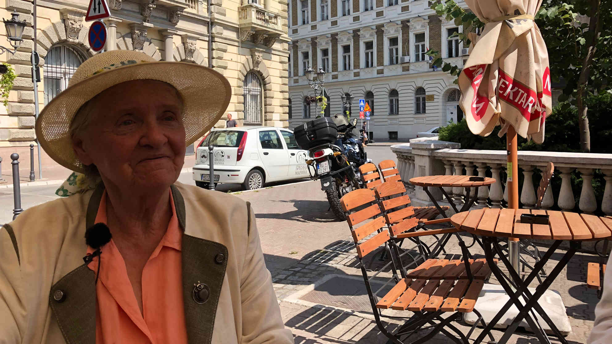 Ema Merei in Novi Sad auf dem ´Trg Mladenaca´. Im Januar 1942 wurden die Menschen von dort auf einem LKW zu den Erschießungen gebracht. Foto: BR | Andrea Beer