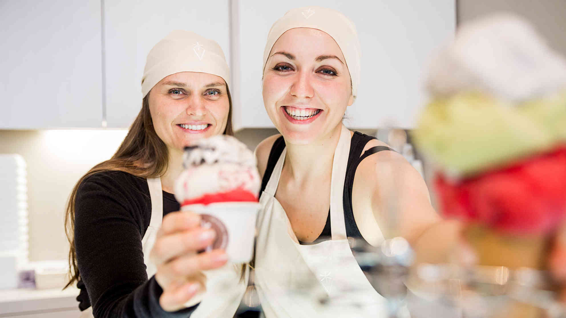 Susanna Paller und ihre Schwester Cecilia Havmöller gründeten 2013 gemeinsam Veganista. Mittlerweile haben sie 9 Shops in Wien und Umgebung. Foto: Susanna Paller / Cecilia Havmöller