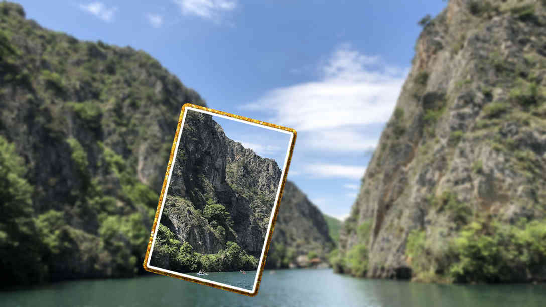 Die Matka-Schlucht ist ein beliebtes Ausflugsziel für die Menschen aus Skopje. Foto: BR | Schaban Bajrami