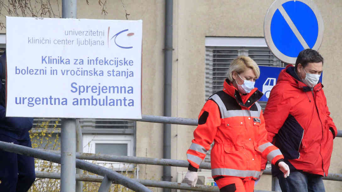 In der slowenischen Hauptstadt Ljubljana gibt es seit heute zwei bestätigte Coronavirus-Fälle. Foto: picture alliance/PIXSELL
