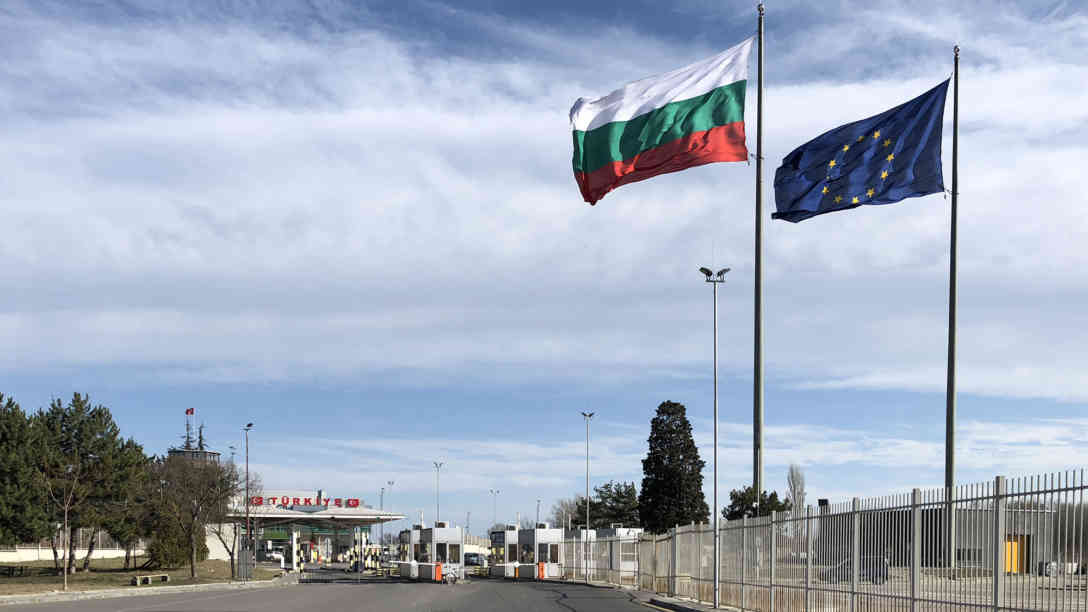 Der bulgarische Grenzübergang „Kapitan Andreevo“ an der bulgarisch-türkischen Grenze ist heute menschenleer. Foto: BR | Ekaterina Popova