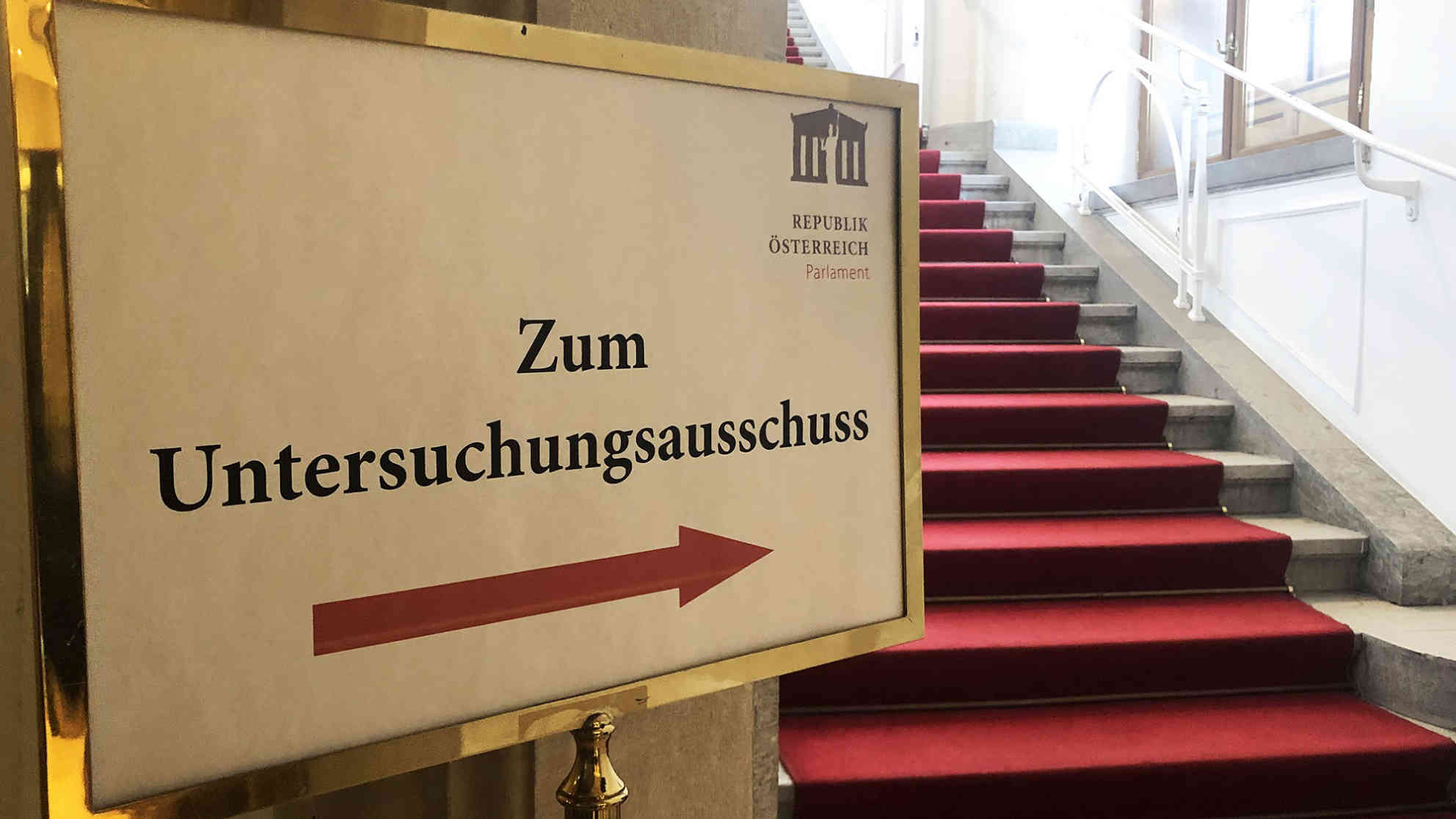 Hier geht es zum Ibiza-Untersuchungsausschuss, voraussichtlich dauert er ein Jahr. Foto: BR | Andrea Beer