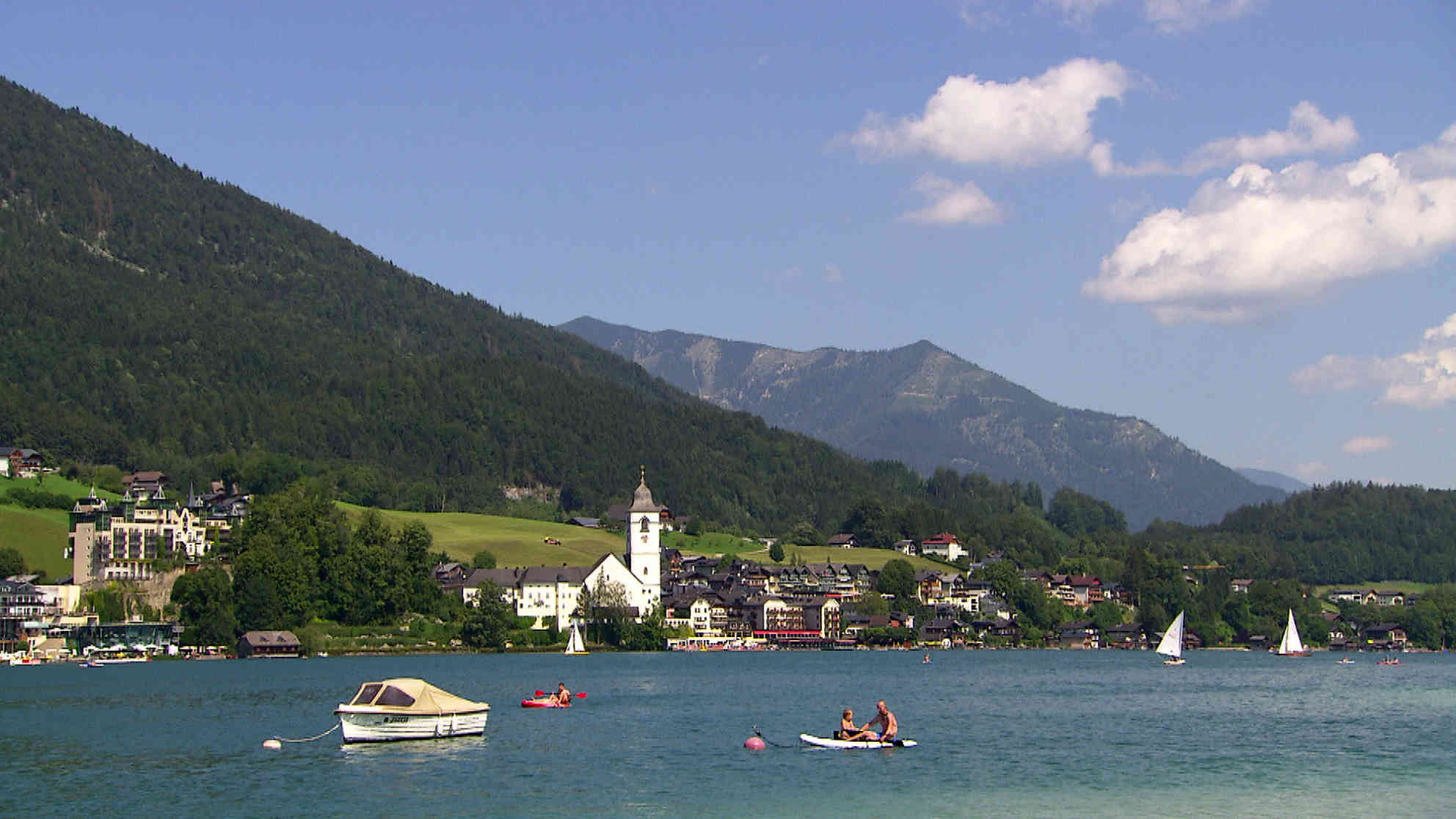 Seeblick auf St. Wolfgang. Foto: BR | Videostandbild | Markus Breiner