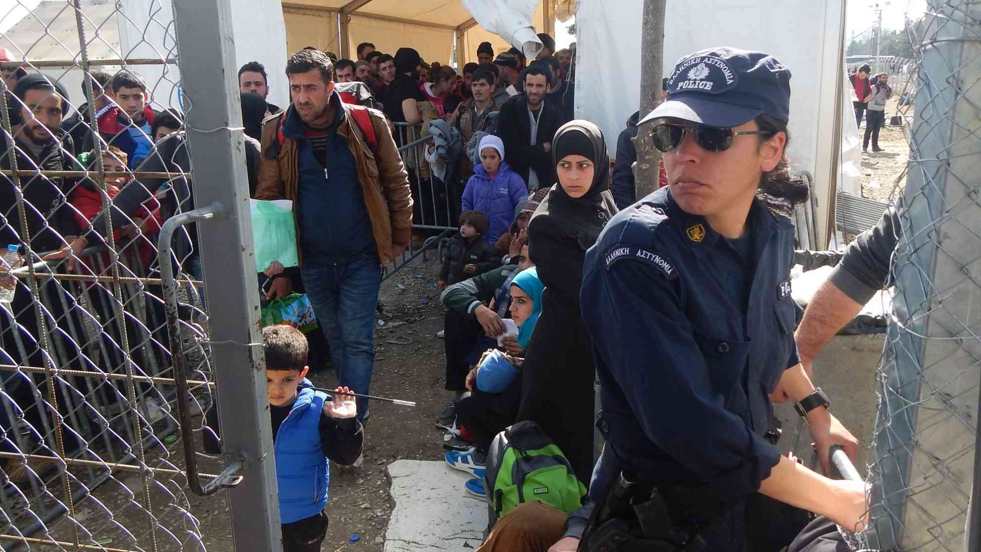 ‎23. ‎Februar ‎2016, Grenze Griechenland/Nordmazedonien. Foto: BR | Schaban Bajrami